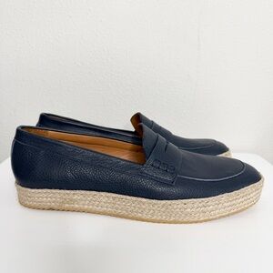 Aquatalia Men’s Navy Blue Espadrille Loafers Size 13